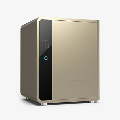 Boîte sûre en métal de sécurité ouverte automatique intelligente d'or avec la serrure électronique