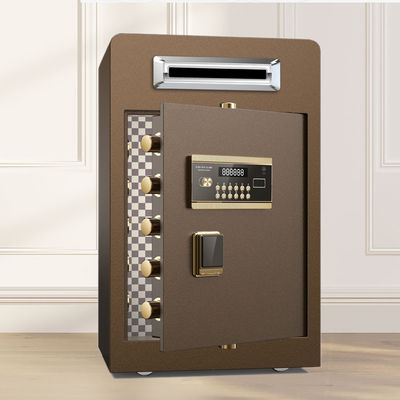 Fente de baisse de Brown sous les coffres-forts électroniques de dépôt de pièce de monnaie de Digital de contre- boîte sûre de sécurité