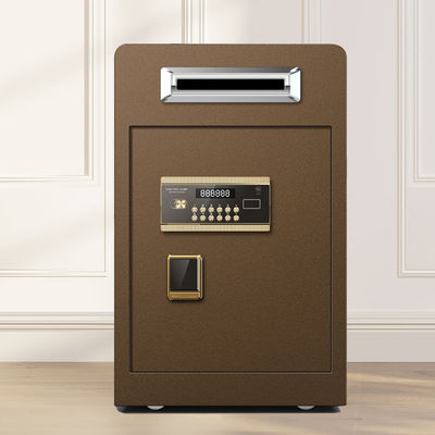 Fente de baisse de Brown sous les coffres-forts électroniques de dépôt de pièce de monnaie de Digital de contre- boîte sûre de sécurité