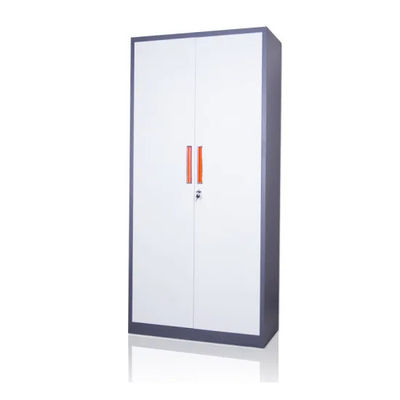 Meuble de rangement en métal de 2 d'oscillation étagères réglables des portes 4 pour le bureau