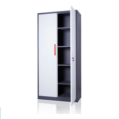 Meuble de rangement en métal de 2 d'oscillation étagères réglables des portes 4 pour le bureau