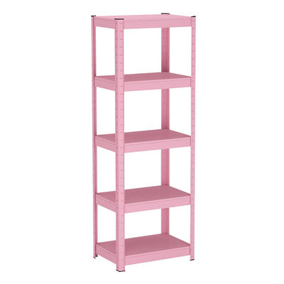 organisateur en acier Metal Storage Shelves du noir 5-Shelf pour la maison