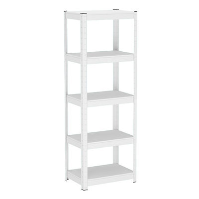 organisateur en acier Metal Storage Shelves du noir 5-Shelf pour la maison