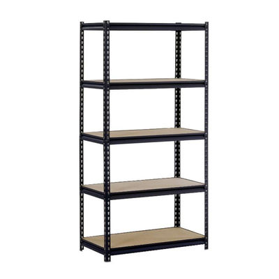 Support en acier de muscle de stockage d'étagère de la maison 5 d'entrepôt avec la couche en bois