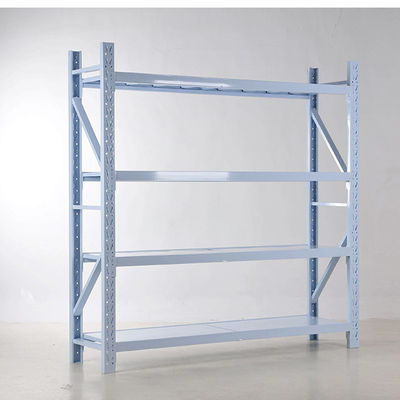 Support blanc de étagère de stockage de 4 couches de stockage à usage moyen d'entrepôt