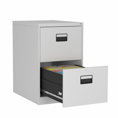 Cabinet de stockage de fichier verrouillable de bureau de 2 tiroirs avec la poignée simple