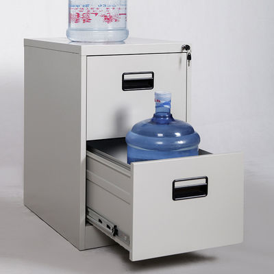 Cabinet de stockage de fichier verrouillable de bureau de 2 tiroirs avec la poignée simple