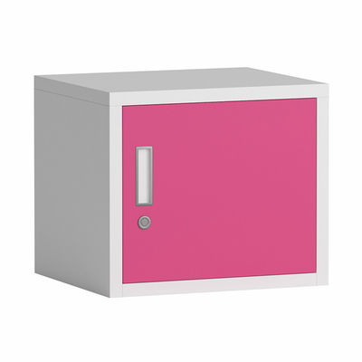 Petit casier de meuble de rangement en métal d'acier de trellis de maison et d'école avec la clé
